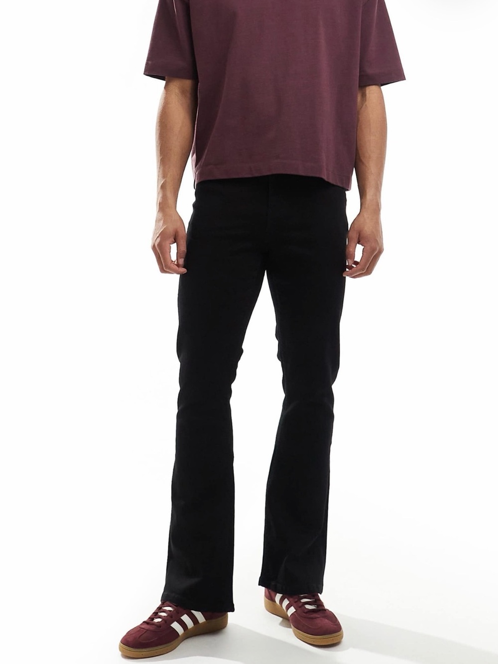 ASOS Black Bootcut Jeans